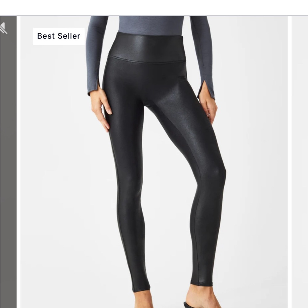 Spanx Leather Leggings
